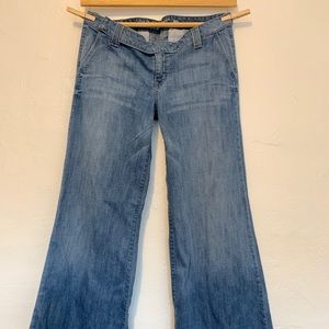 Guess Jeans Wide Leg Light Blue Denim Jeans